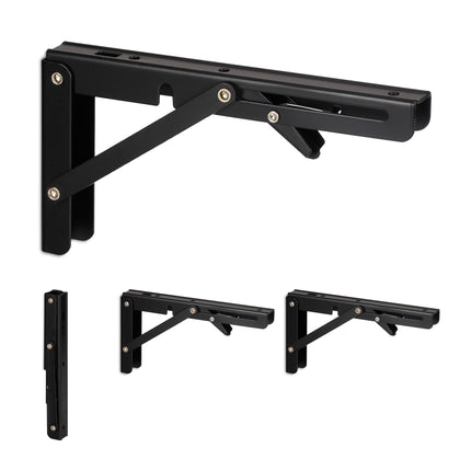 Folding shelf supports set of 4