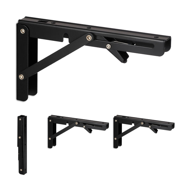 Folding shelf supports set of 4