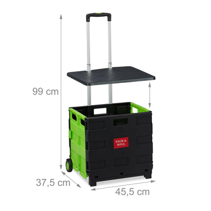 Folding shopping cart