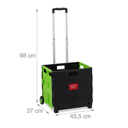 Folding shopping cart