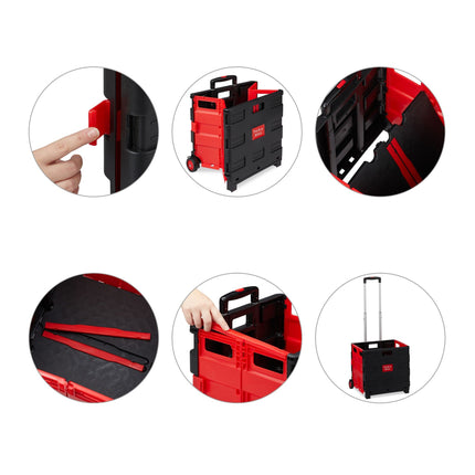Folding shopping cart
