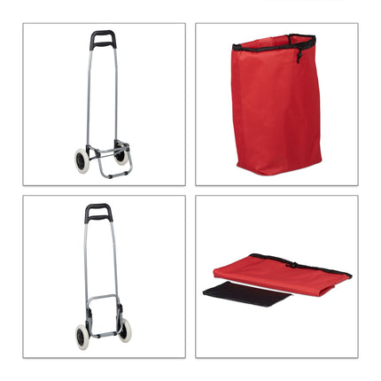 Folding shopping cart