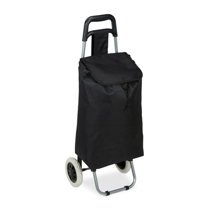 Folding shopping trolley