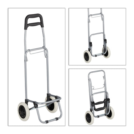 Folding shopping trolley