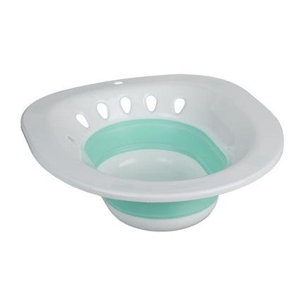 Folding sitz bath for toilet