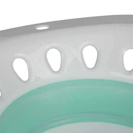 Folding sitz bath for toilet