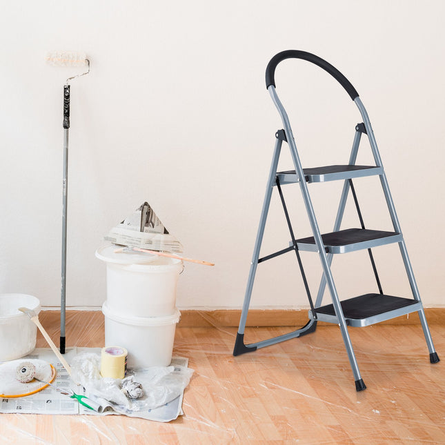 Folding stepladder, 3 steps