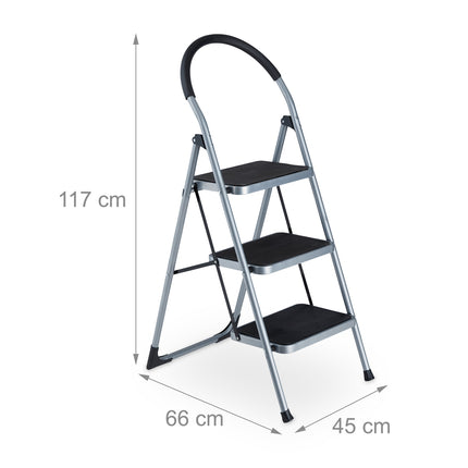 Folding stepladder, 3 steps