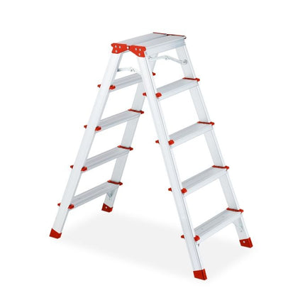 Folding stepladder in aluminium