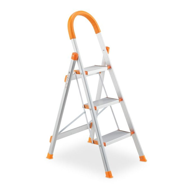 Folding stepladder with handle