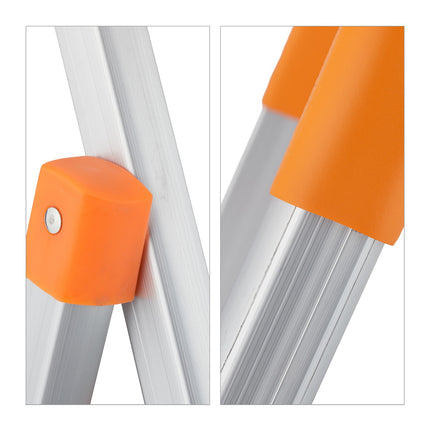 Folding stepladder with handle