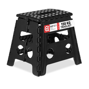 Folding stool L black