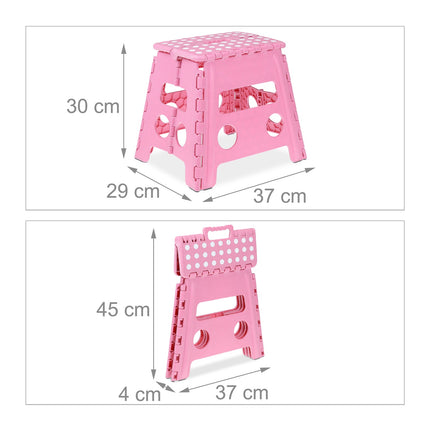Folding stool L pink
