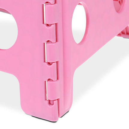 Folding stool L pink