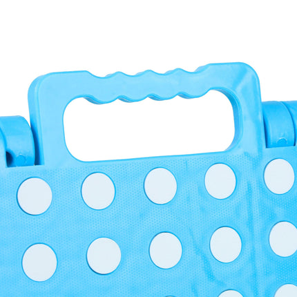 Folding stool XL blue