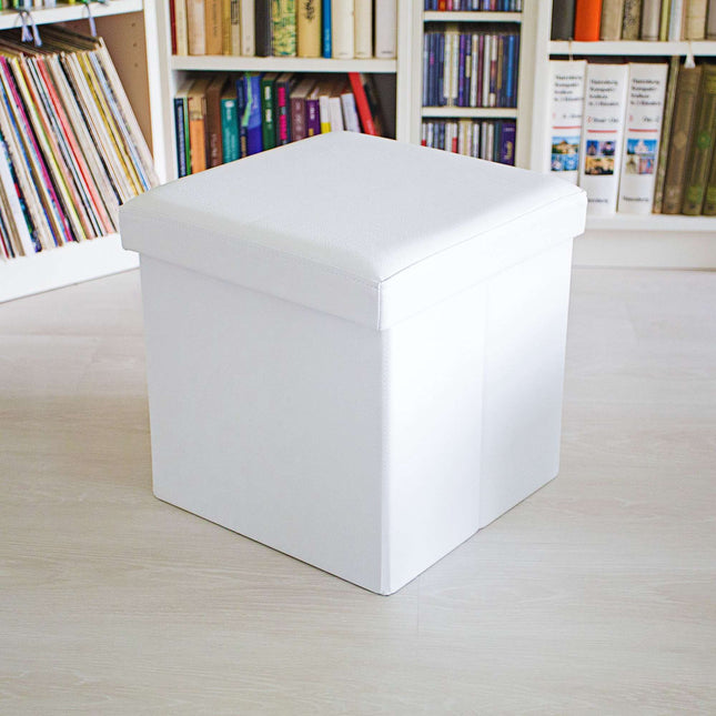 Opvouwbare kruk van kunstleer