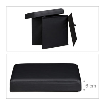 Folding stool artificial leather