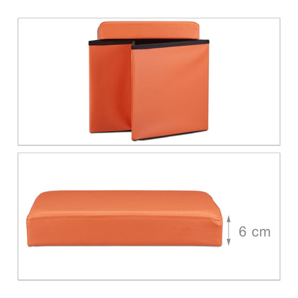 Folding stool artificial leather