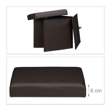 Folding stool artificial leather