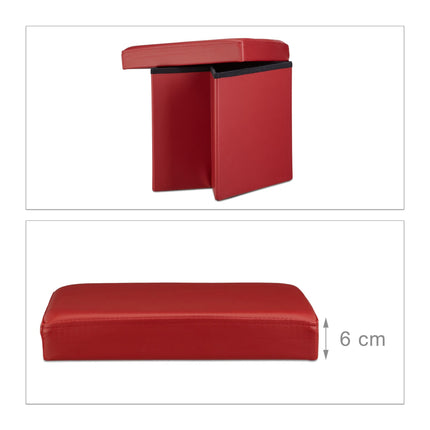 Folding stool artificial leather