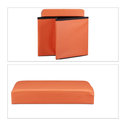 Folding stool artificial leather