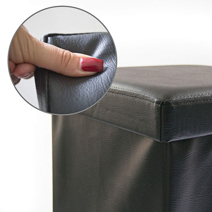 Folding stool artificial leather