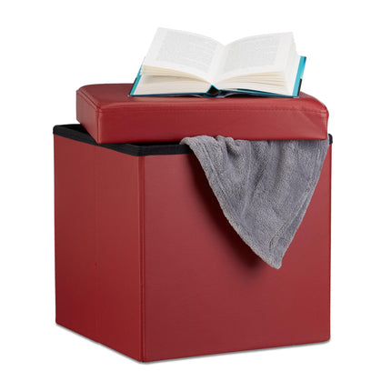 Folding stool artificial leather
