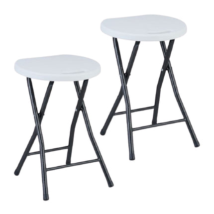 Folding stool set of 2