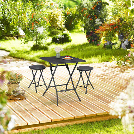 Folding stool set of 2