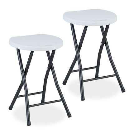 Folding stool set of 2