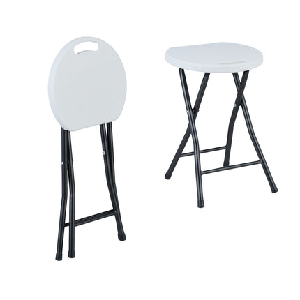 Folding stool set of 2