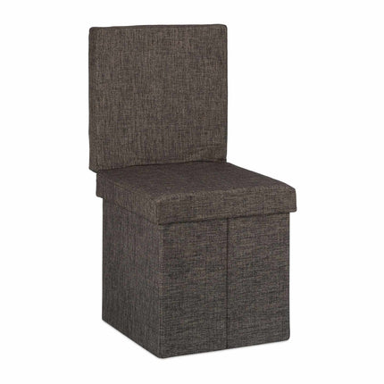 Folding stool with backrest