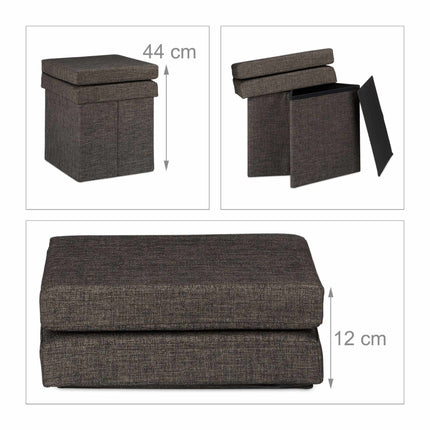 Folding stool with backrest
