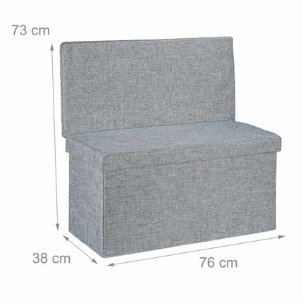 Folding stool with backrest L