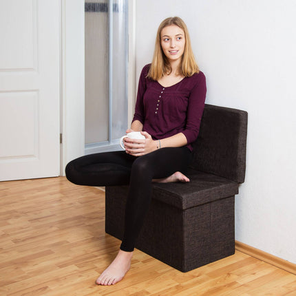 Folding stool with backrest L