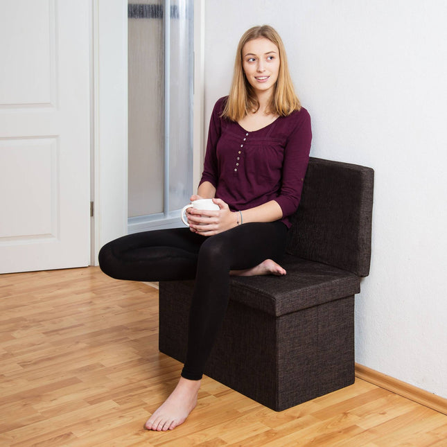 Opvouwbare kruk met rugleuning L