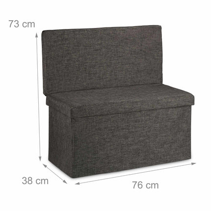 Folding stool with backrest L
