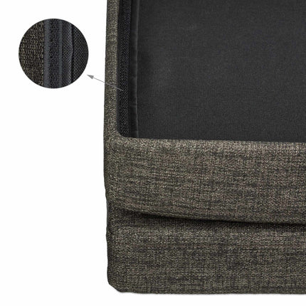 Folding stool with backrest XL