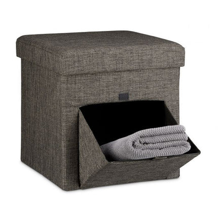 Folding stool with flap