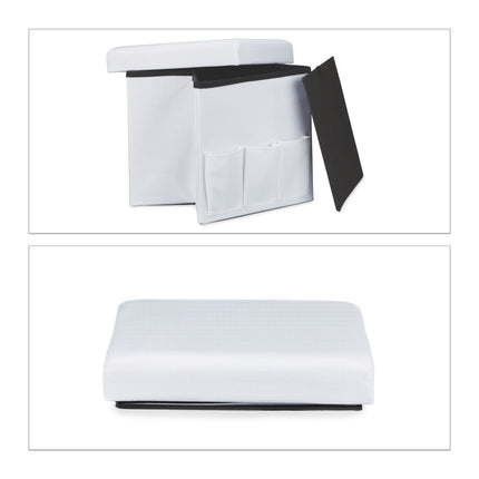Folding stool with pockets Linne