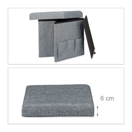 Folding stool with pockets Linne