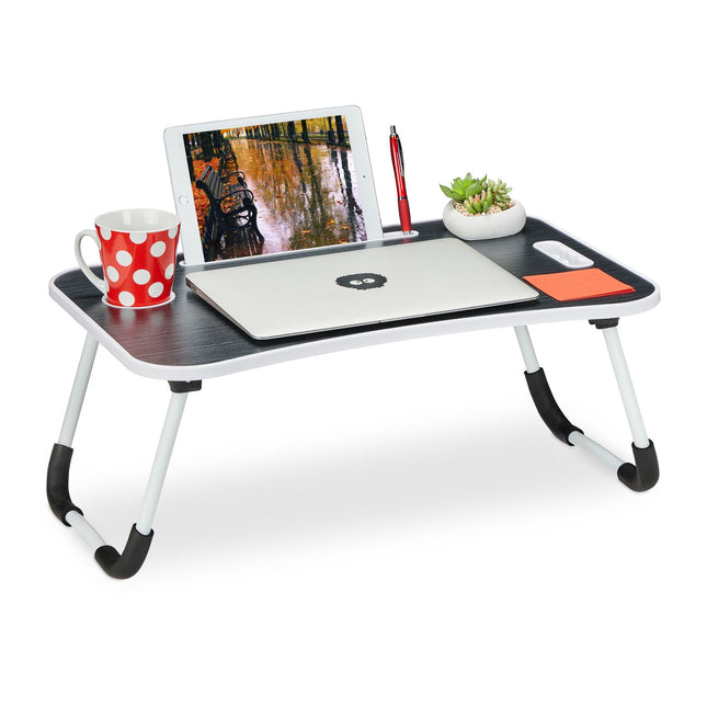 Folding table for laptop