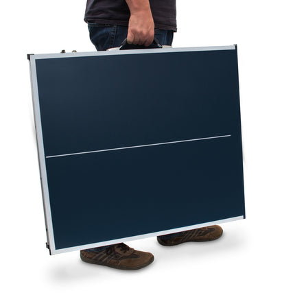Folding table tennis table with accessories