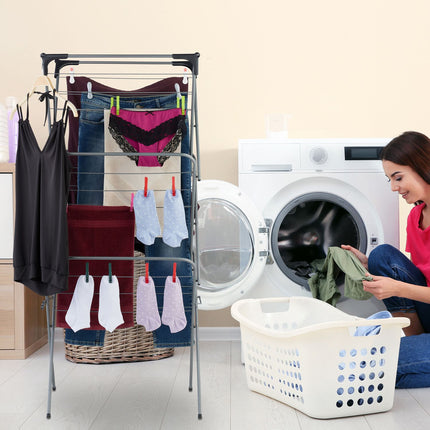 Folding tower clothes horse