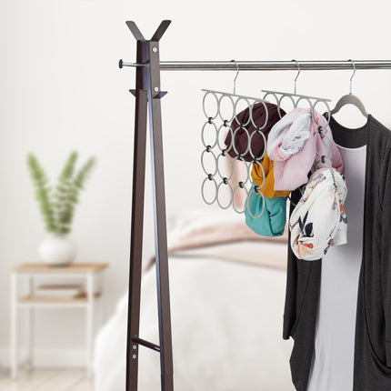 Fold-up scarf holder
