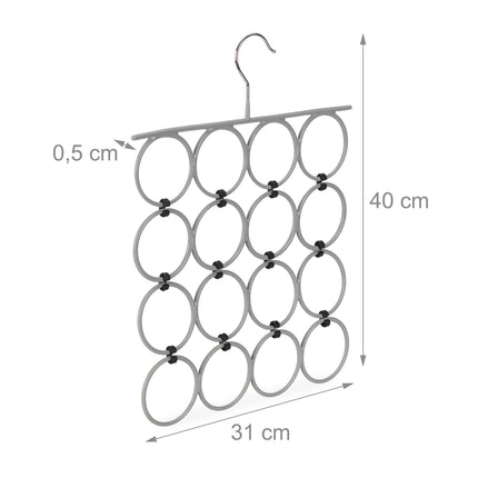 Fold-up scarf holder