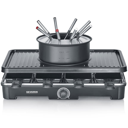 Fondue/Raclette Combined 8 pans 2in1 RG 2347