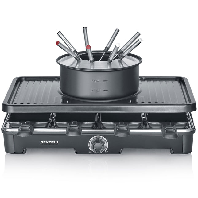 Fondue/Raclette Combined 8 pans 2in1 RG 2347