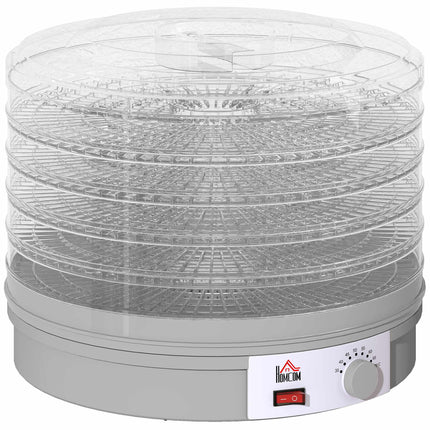 Food Dehydrator with 5 Stackable Trays, Adjustable Temp