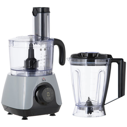 Food processor, 650W, 1.25L container, 3 speeds, 4 blades